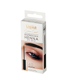 Delia Eyebrow Expert Ekspresowa henna do brwi 4.0 Brązowa 