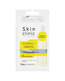 Bielenda Skin Clinic Professional Witamina C Maseczka rozświetlająco-nawilżająca