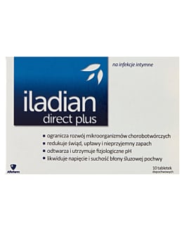 Iladian Direct Plus Tabletki dopochwowe, 10 szt.