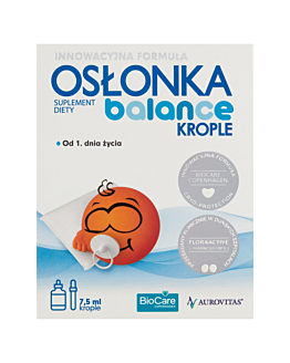 Osłonka Balance, Probiotyk dla dzieci od 1. dnia życia, Krople doustne