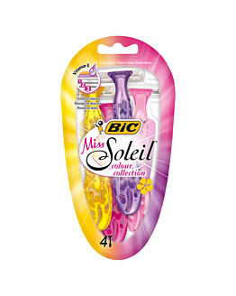 Bic Rasoio Miss Soleil Colour Collection Bister 4 pz
