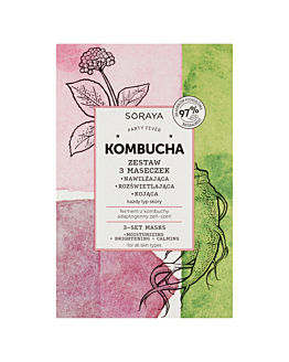 Soraya Kombucha Zestaw 3 Maseczek 3X8Ml