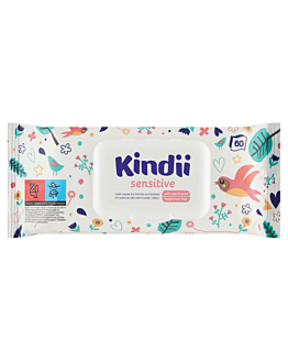 Cleanic Kindii Sensitive Salviette per Bambini e Neonati 60 pz