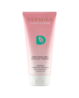 Dermika Clean & More Krem micelarny do mycia twarzy do cery normalnej i wrażliwej
