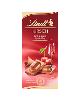 Lindt Czekolada mleczna z płynnym nadzieniem z likierem Kirsch