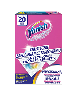 Vanish Chusteczki Wyłapujące Barwnik Color Protect