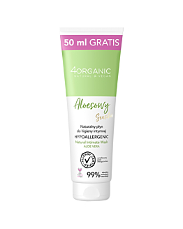 4Organic Płyn do higieny intymnej Aloesowy 200 + 
