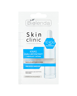 Bielenda Skin Clinic Professional Kwas Hialuronowy Maseczka nawilżająco-łagodząca