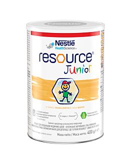 Resource Junior, Dieta w proszku przeznaczona dla dzieci powyżej 1. roku życia, Smak waniliowy