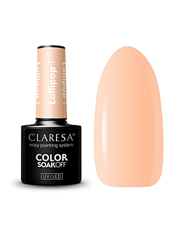 Claresa Soak Off UV/LED Lollipop lakier hybrydowy 1, 5g