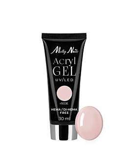 MollyNails Akrylożel Żel Budujący Do Przedłużania Paznokci Nude 30 ml