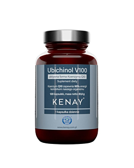 Kenay Suplement diety ubichinol V100 aktywna forma Koenzymu Q10