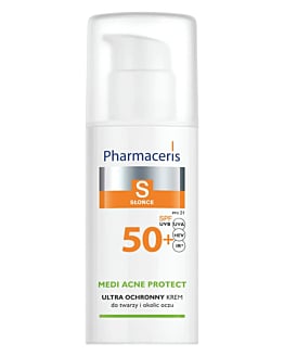 Pharmaceris S Medi Acne Protect Crema Ultra-Protettiva per Viso e Occhi SPF50+  50 ml