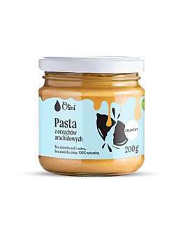 Olini Pasta z orzechów arachidowych crunchy 200 ml