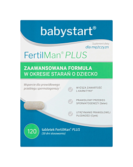FertilMan Plus, Preparat wspomagający płodność u mężczyzn, Tabletki