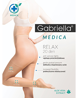 Gabriella Relax 20 DEN Neutro - Collant taglia 4