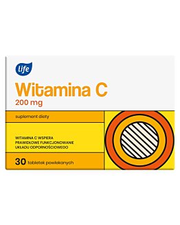 Life Witamina C 200 mg, Tabletki