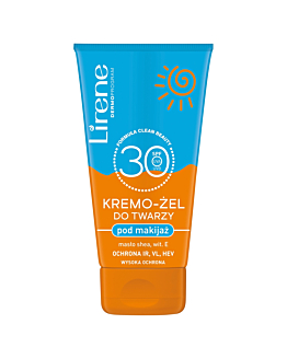 Lirene Sun Kremo-Żel do twarzy pod Makijaż SPF 30 
