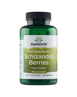 Swanson Schizandra Berries Preparat z cytryńcem chińskim Kapsułki
