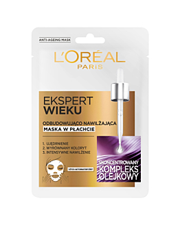 L’Oréal Paris Ekspert Wieku 55+ Maseczka do twarzy w płachcie