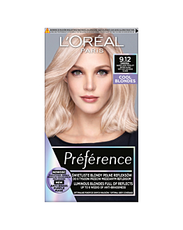Preference Farba do włosów, Ideal Blondes 9.12 Bardzo Jasny Blond 