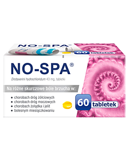 No-Spa tabletki 40 mg, 60 tabl.