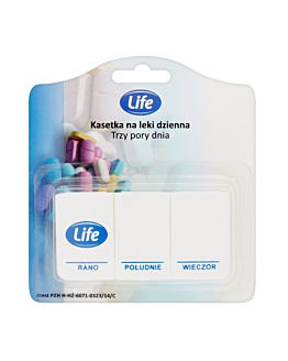 Life, Kasetka na leki dzienna, 3 pory dnia