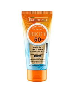 Bielenda Bikini Nawilżający krem do twarzy SPF50 
