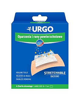 Urgo, Oparzenia i rany powierzchniowe, Plastry opatrunkowe, 7x10cm