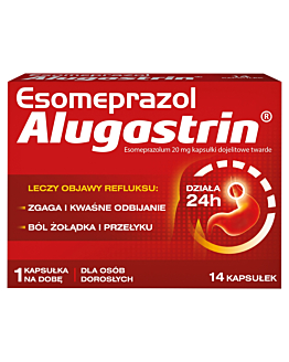 Esomeprazol Alugastrin 20 mg Kapsułki dojelitowe