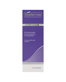 Bielenda Professional Supremelab Clean Comfort Pasta Detergente Viso con Argilla Bianca 150 g