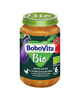 Bobovita BIOObiad Kurczak z Bakłażanem i Komosą Ryżową