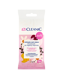 Cleanic Chusteczki do higieny intymnej Soft 20 szt.