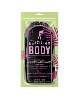 Eveline Cosmetics Brazilian Body Rękawica do samoopalacza Czarna 