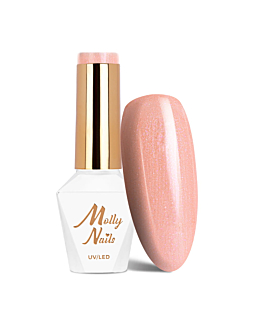 MollyNails Yoghurt Sweet Eclair Lakier Hybrydowy UV LED Nr 127 8 g