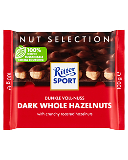 Ritter Sport Czekolada gorzka z całymi orzechami 