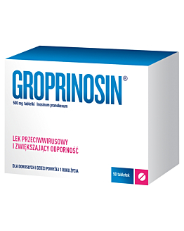 Groprinosin 500 mg, 50 tabl.