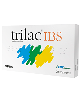 Trilac IBS, Suplement diety wspomagający przewód pokarmowy, 20 kapsułek
