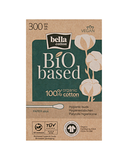 Bella Cotton BIOBased patyczki papierowe 300 szt.