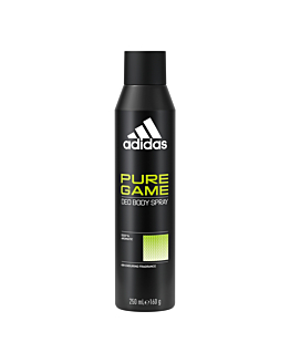 Adidas Body Spray Pure Game Dezodorant dla mężczyzn, 250 ml