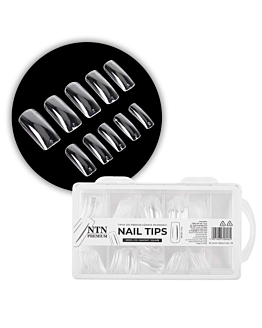 NTN Premium Nail Tips Tipsy Do Przedłużania Paznokci Kwadrat 100 szt