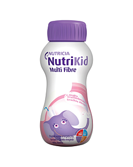 NutriKid MultiFibre, Doustny preparat odżywczy dla dzieci, Smak truskawkowy