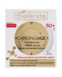 Bielenda Chrono Age 24H Ujędrniający krem przeciwzmarszczkowy 50+ na noc 