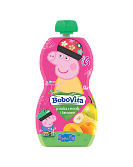 Bobovita Gruszka z Bananem i Morelą - Mus 100 g
