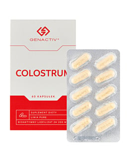 Genactiv Colostrum Preparat wzmacniający odporność, 60 Kapsułek