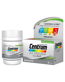 Centrum Silver 50+, Zestaw witamin i minerałów, Tabletki