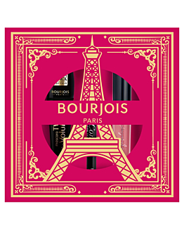Bourjois Zestaw (Maskara Twist Up Ultra Black + Kredka Kohl + Błyszczyk Fabuleux Gloss)