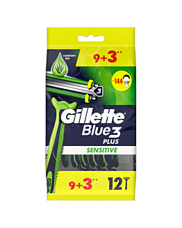 Gillette Blue3 Sensitive Jednoczęściowe Maszynki do Golenia 9+3Gratis