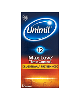 Unimil Max Love Time Control 12 Sztuk