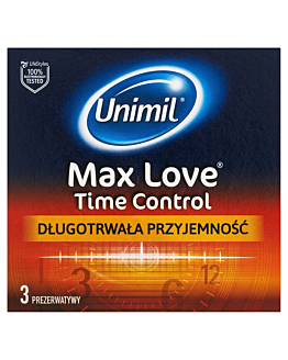 Unimil Max Love Time Control 3 Sztuki